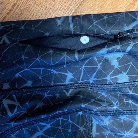 Lululemon Speed Tight III Star Crushed Black 6 - Picture 6 of 8